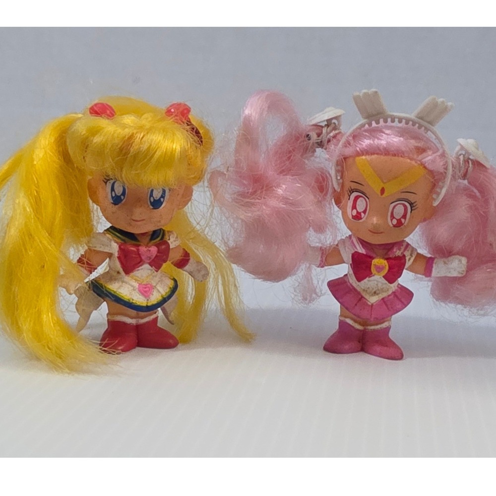 Bandai Sailor Moon Chibi Moon Mini Figures OS Multicolor Fair 90s Vintage